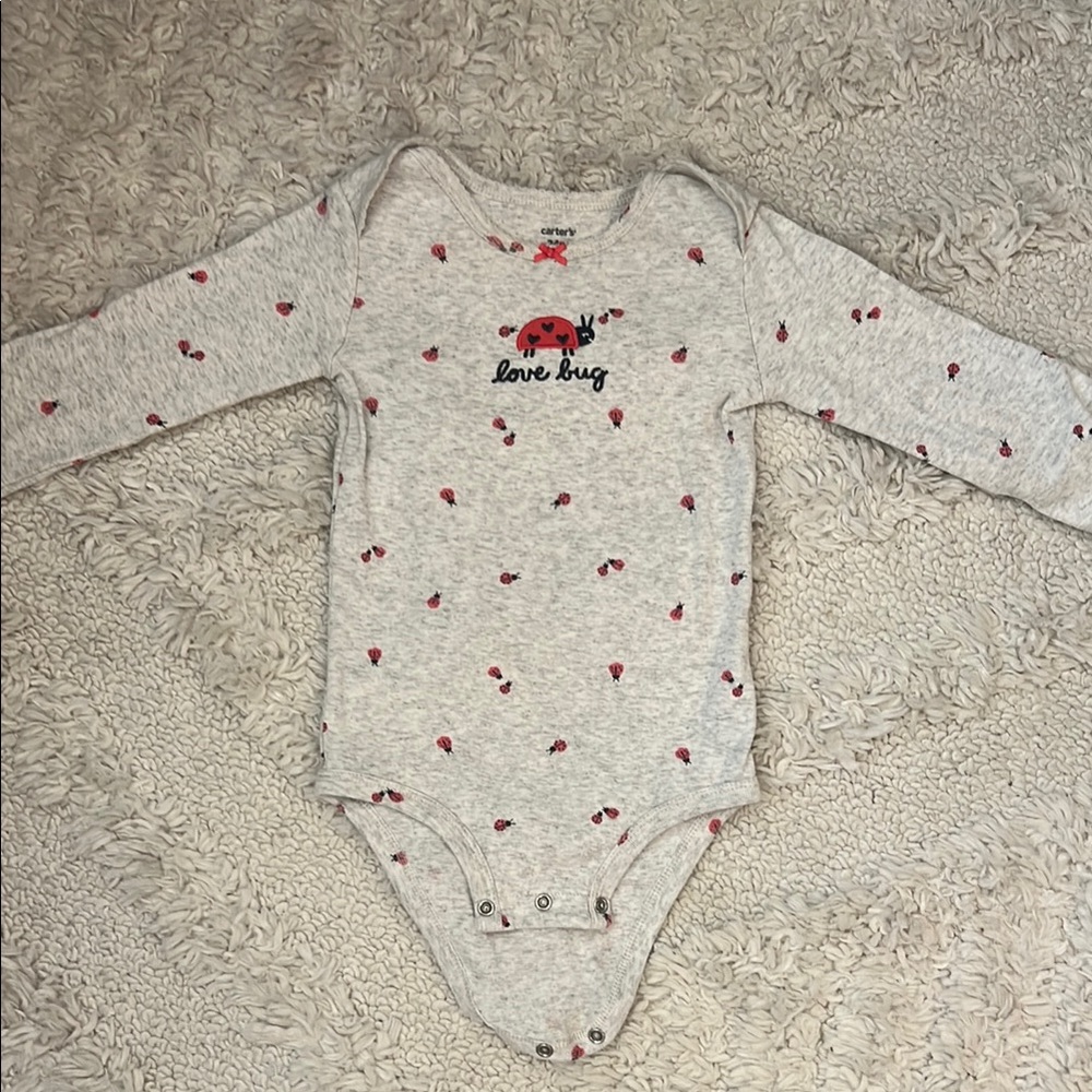 Carter's Ladybug 🐞 Long Sleeve Bodysuit 24M